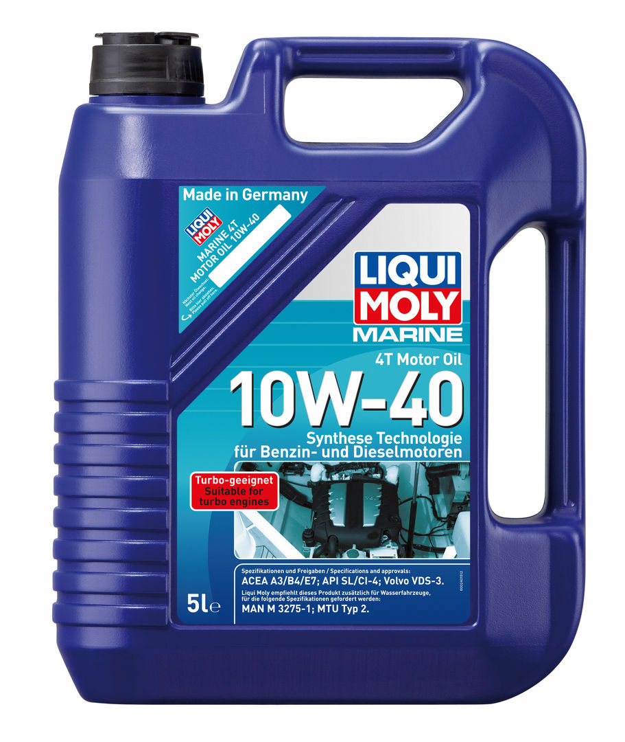 LIQUI MOLY Marine Motoroil 4T 10W-40 д/лодок полусинт.